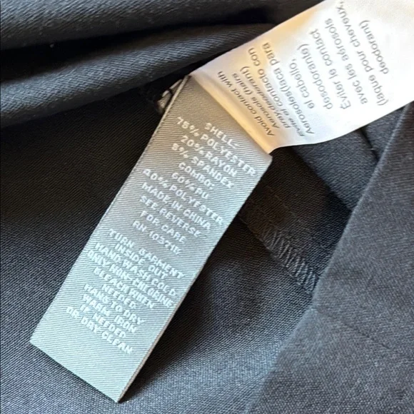 Like New Sharagano Women’s Front Zip Black Shirt Dress 3/4 sleeves size 4 - Picture 6 of 12